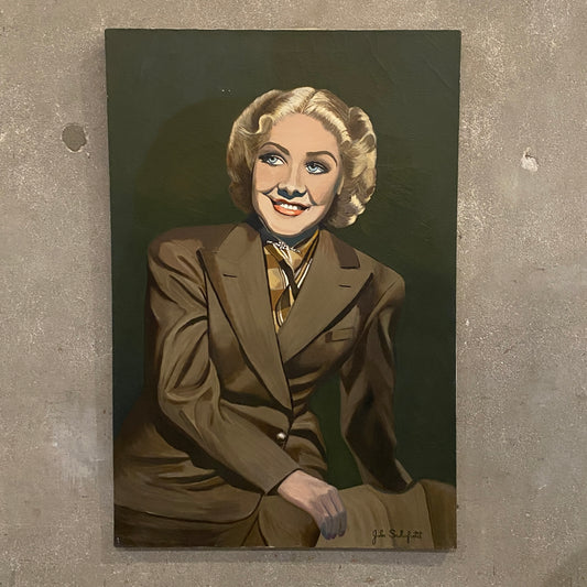 Vintage Signed Portrait
