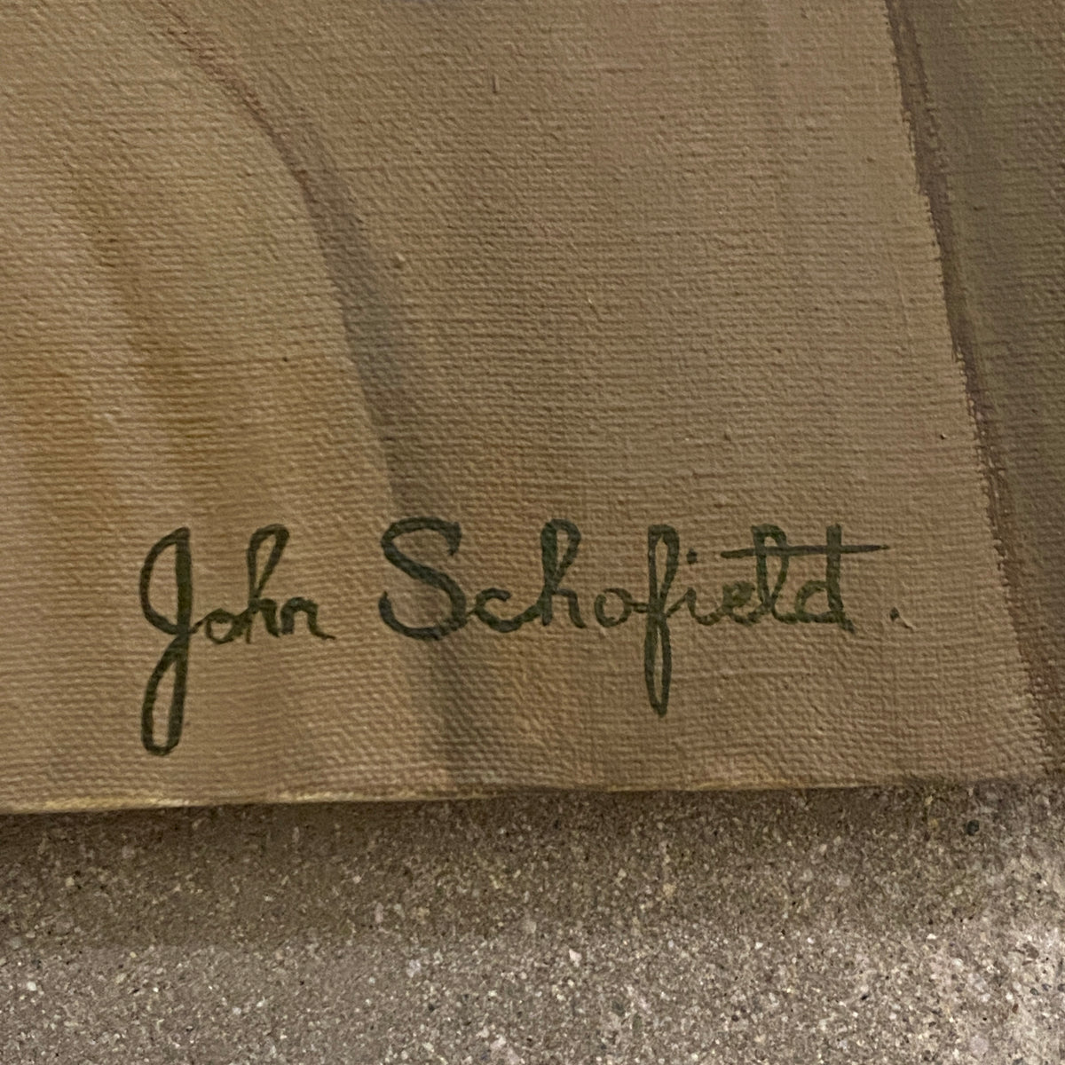 Vintage Signed Portrait