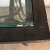 Iron and Beveled Glass Sofa Table