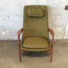 Rastad & Relling Designed High Back Lounge Chair for Peter Wessel of Norway