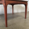Mid Century Modern Small Solid Walnut Side Table