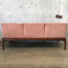 1960's Mid Century Modern Solid Walnut Sectional Sofa & 2 Chairs