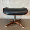 Vintage Mid Century Modern Lounge Chair And Ottoman