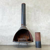 Vintage Mid Century Modern Rustic Majestic "Firehood" Fireplace