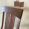 Antique Tiger Oak Desk Chair