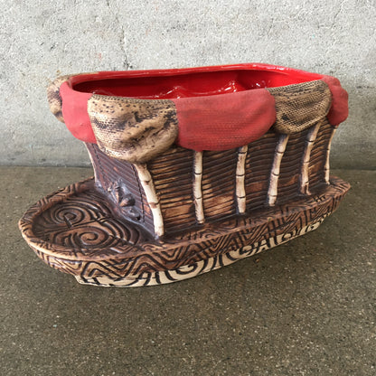 Tiki Tony Tiki Land Trading Elephant Mug & Boat Set