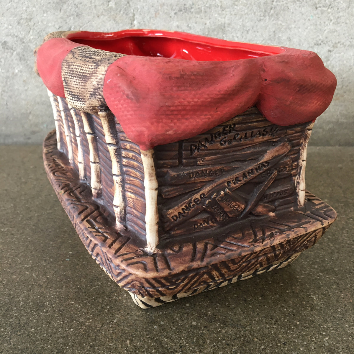Tiki Tony Tiki Land Trading Elephant Mug & Boat Set