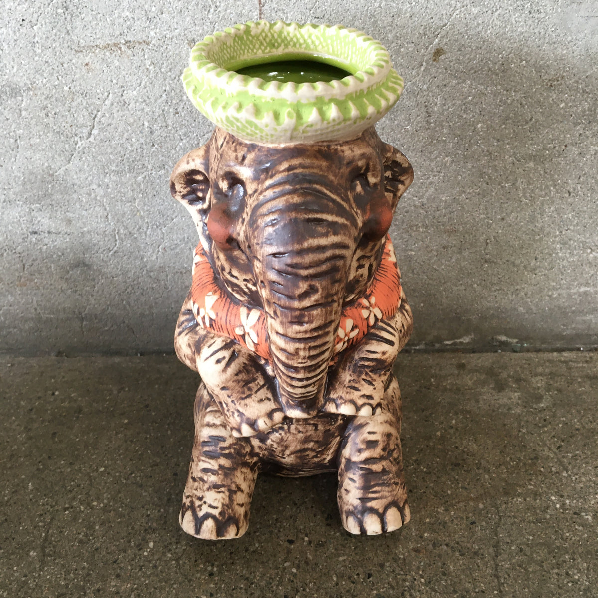 Tiki Tony Tiki Land Trading Elephant Mug & Boat Set