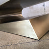 Vera Wave Gold Finish Coffee Table