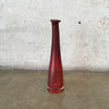 Vintage Red Flower Vase