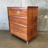 Vintage Baumritter Of New York Four Drawer Birchwood Dresser