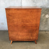 Vintage Baumritter Of New York Four Drawer Birchwood Dresser