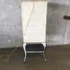 Antique 1920s Steel Medical Cabinet w Key and Light