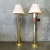 Pair of Vintage Brass Floor Lamps