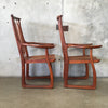 Handmade Pair of Armchairs by Richard Patterson