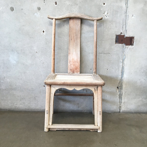 Chinese Provincial Elm Side Chair (#2)