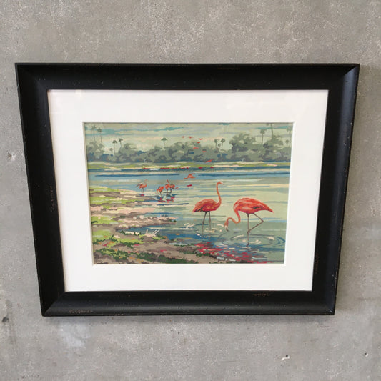 Paint by Number Flamingo Landscape