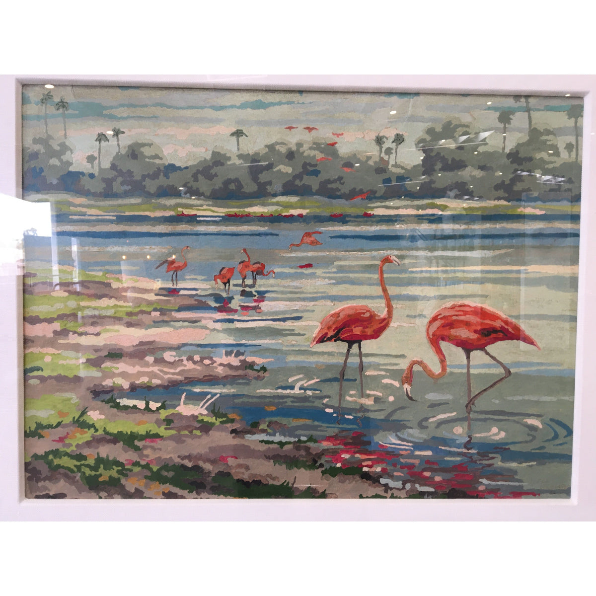 Paint by Number Flamingo Landscape