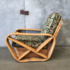 Vintage Bamboo Paul Frankl Style 5 Band Arm Chair - HOLD