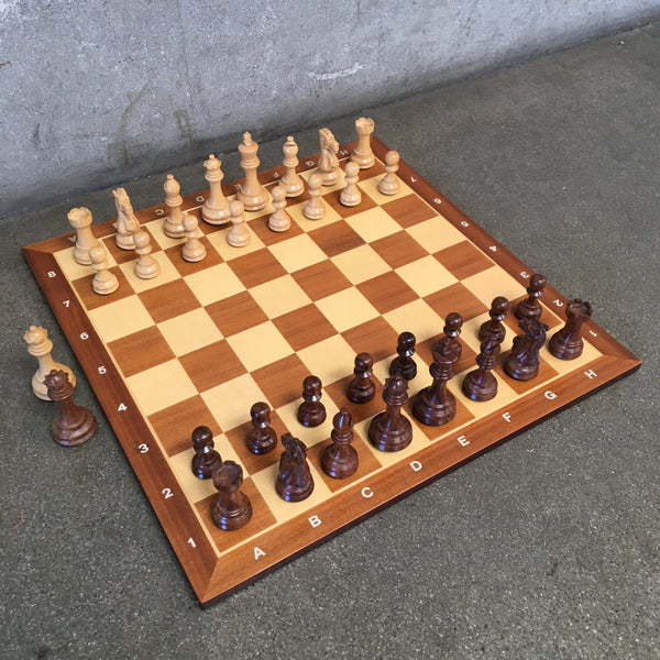 Vintage French Chess Set