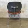 Vintage Herman Miller For Eames DCM Chair In Brown Leather