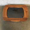 Handcrafted Wood & Glass Jewelry Box With Display