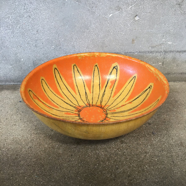 1960s Fiberglass Danish Flower Bowl