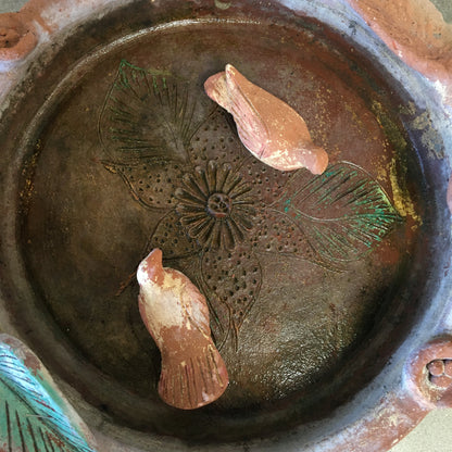 Terra Cotta Bird Bath