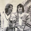 Ronnie Wood & Mick Jagger Playing Tennis