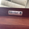 Danish Modern Teak Wood Coffee Table by Komfort