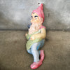 Vintage Concrete Lying Garden Gnome