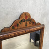 Monterey Furniture Early Large Deep Maple Mirror with Floral Detail CA. 1929