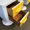 Yellow Chapter One Desk by Broyhill Premier 1970's