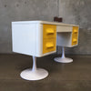 Yellow Chapter One Desk by Broyhill Premier 1970's