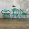 1960's Rid-Jid Folding Patio Set (Table & 3 Chairs) by Salterini