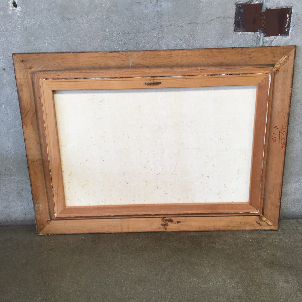 Original Mid Century Modern Painting By Luigi Fratelle