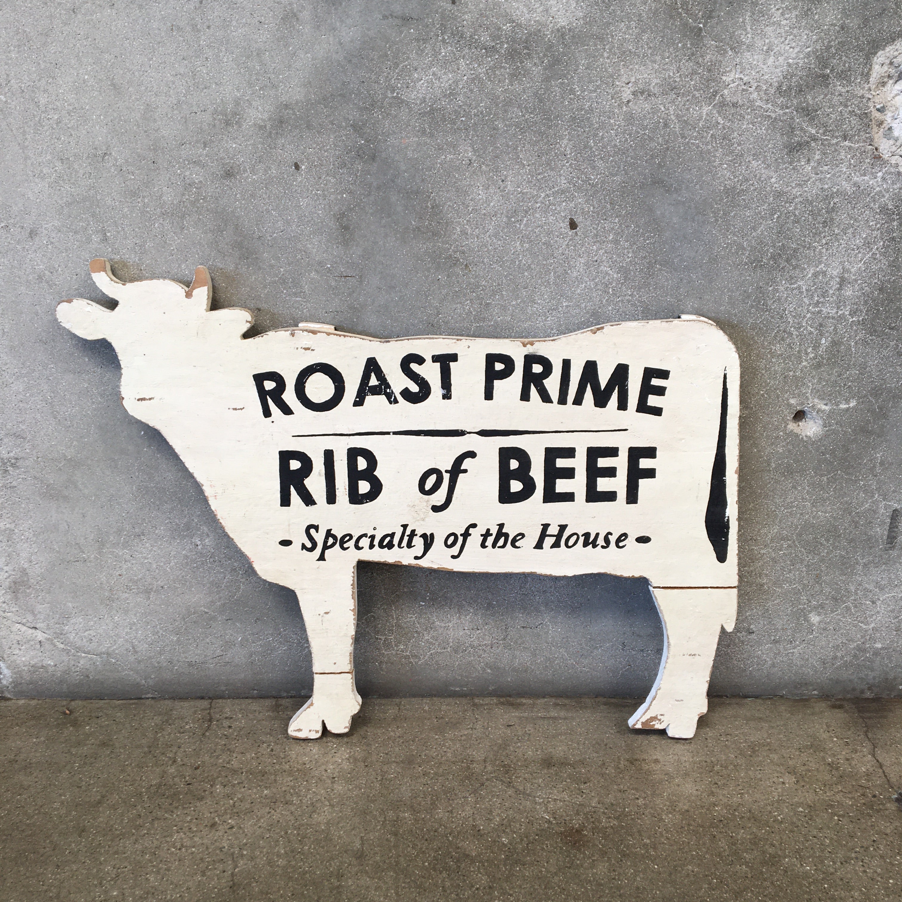 Local Beef Sign Roast Prime Rib Of Beef Sign