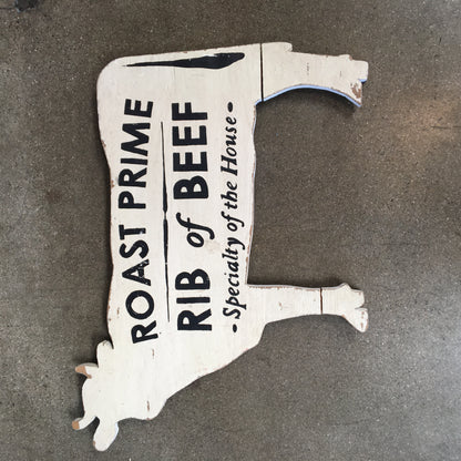 Roast Prime Rib Of Beef Sign