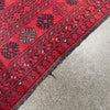 Vintage Hand Woven Bokhara Fringed Wool Area Rug