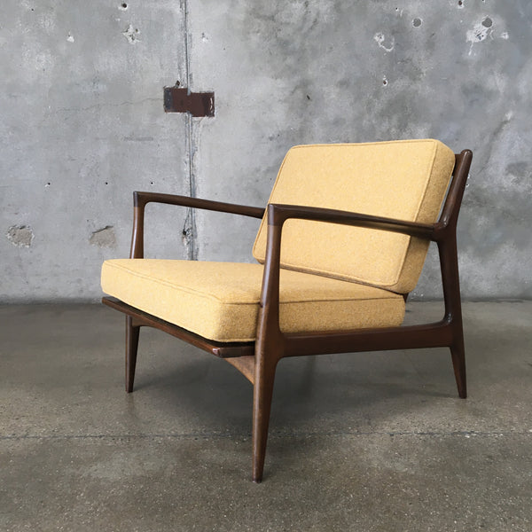 Vintage Mid Century Lounge Chair By "Selig" Ib Kofod-Larsen
