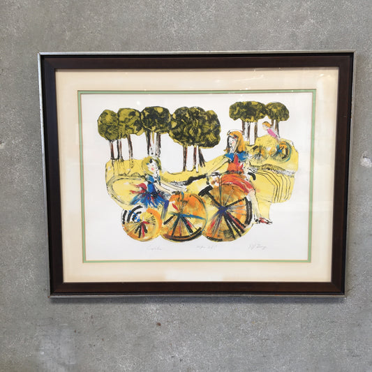 "Cycles" By P.J. Bary Serigraph - Signed & Numbered