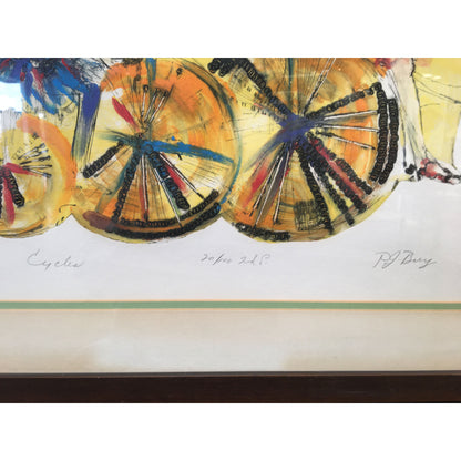 "Cycles" By P.J. Bary Serigraph - Signed & Numbered