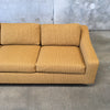 1960's Vintage Sofa New Upholstery With Walnut Base