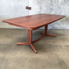 Mid Century Dining Table W/Two Leaves by Brown Saltman - HOLD
