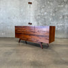 Solid Walnut Mid Century Dresser in the style of Vladimir Kagan, 1950's