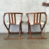 Vintage Mid Century Modern Thonet Style Chairs From 1960's