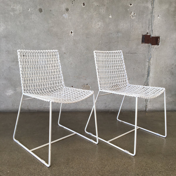 Pair of Tig Indoor / Outdoor Metal Chairs
