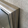 Silver Finish Beveled Mirror