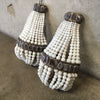 Pair of Stone & Beads Wall Scones