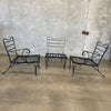 Mid Century 3 Piece Outdoor Sofa/Chair Set